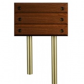 Накладка Zamel дуб темный для трубных гонгов GRS-941 и GNS-944