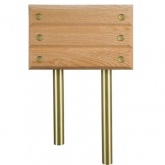 Накладка Zamel КЛАССИК дуб светлый, для трубных гонгов GRS-941 и GNS-944Э,Zamel