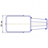 Консольный светильник Galad ЖКУ28-400-003 400 Вт Е40 IP53 с плоским стеклом под лампу ДНАТ