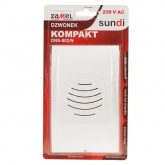 Дверной звонок Zamel Компакт электромеханический, 220 В,