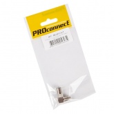 Переход PROconnect гнездо F-штекер TV угловой