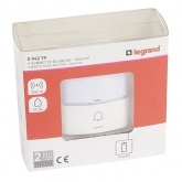 Дверная кнопка звонка Премиум Legrand, белый