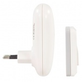 Беспроводной дверной звонок Zamel DISCO 80м, питание от розетки 220В,