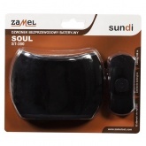 Беспроводной дверной звонок Zamel SOUL 100м, питание от батареек,