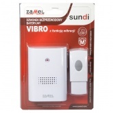 Беспроводной дверной звонок Zamel ВИБРО 100м, питание от батареек,