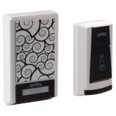 Беспроводной дверной звонок Zamel TANGO 100м, питание от батареек,