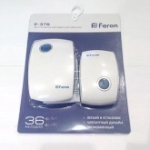 Беспроводной дверной звонок Feron E-376 36 мелодий, 80м