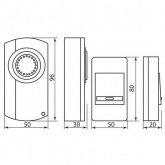 Беспроводной дверной звонок E-221 32 мелодии, 100м