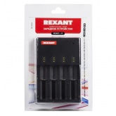 Универсальное SMART зарядное устройство Rexant для 4 аккумуляторов