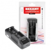 Универсальное зарядное устройство Rexant для 1 аккумулятора с жк дисплеем