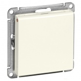 Розетка с заземлением со шторками SE W59 16А Aqua IP44, слоновая кость (бежевый)