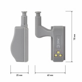 Фонарь ЭРА пушлайт SB-401 (подсветка на петлю) 3 SMD LED, батареи 2xA23