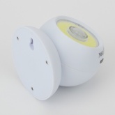 Фонарь ЭРА пушлайт SB-802 Сфера-2 5W COB, батареи 3xAAA, датчик движения, магнит