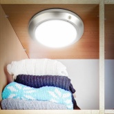 Фонарь ЭРА пушлайт SB-605 Луна-5 сенсор, батареи 4xAA, серебро