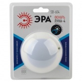 Фонарь пушлайт SB-604 Луна-4 сенсор, батареи 3xAAA, серебро ЭРА