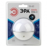 Фонарь пушлайт SB-603 Луна-3 сенсор, батареи 3xAAA, белый ЭРА