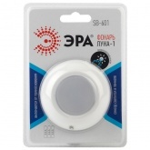 Фонарь ЭРА пушлайт SB-601 Луна-1 сенсор, батареи 3xAAA, белый