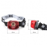 Фонарь налобный ЭРА GB-502 3W LED, аварийный сигнал, батареи 3хААА, 4 режима