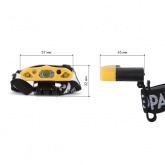 Фонарь ЭРА налобный GA-804 Практик 3W led, 2 SMD, 3,7V Li-Ion аккумулятор, сенсорное включение