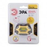 Фонарь ЭРА налобный GB-701 серия Практик 5W COB, 3xAAA, сенсор, 3 режима