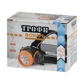 Фонарь налобный Трофи TG7 7LED, батареи 3хAAA