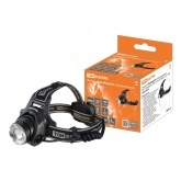 Фонарь налобный аккумуляторный TDM 3W 1LED CREE Li-Ion 2x18650 2Ah фокусировка луча