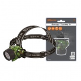 Фонарь налобный TDM Тактика 5 12+2LED 94Lm батареи типа 3xAAA