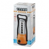 Фонарь Кемпинг TK30 Трофи аккумулятор 4V1.8Ah, 36LED, зарядное устройство 220V