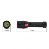 Фонарь Армия России MB-902 Буря 5W LED + COB светильник, алюминиевый, регулировка фокуса, диммер