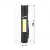 Фонарь Армия России MB-702 Сапер COB 1,5W, алюминиевый, отвертки, магнит, клипса, батареи 1хAAA