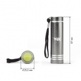 Фонарь ЭРА UB-401 Джет 1,5W COB, алюминиевый, батареи 3xAAA