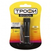 Фонарь Трофи TMB1 1x1W LED, алюминиевый, батареи 1хАА