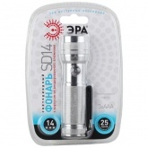 Фонарь ЭРА SD14 14LED, алюминиевый, батареи 3хААА