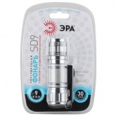 Фонарь ЭРА SD9 9LED, алюминиевый, батареи 3хААА