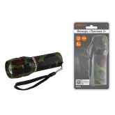 ФонарьТактика 2 1W 1LED 70Lm алюминий фокусировка луча батареи типа 3xAAA TDM