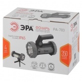 Фонарь прожектор ЭРА PA-703 10W SMD+боковой COB, литиевый аккумулятор 3000mAh/3,7V, IP65, microUSB
