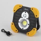 Фонарь ЭРА прожектор PA-801 Практик 10W COB, 3,3 Ah, диммер, IPX6, PowerBank