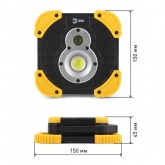 Фонарь ЭРА прожектор PA-801 Практик 10W COB, 3,3 Ah, диммер, IPX6, PowerBank
