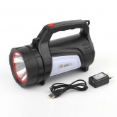 Фонарь прожектор Армия России PA-702 Шмель 10W, боковой свет, красный маяк, USB, PowerBank, Li-Ion