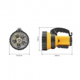 Фонарь прожектор ЭРА PA-605 АЛЬФА 6x1W LED SMD, литий 3Ah, сигнальный свет, ЗУ 220V+12V