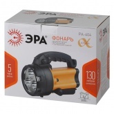 Фонарь прожектор ЭРА PA-604 АЛЬФА 3x1W LED SMD, литий 3Ah, сигнальный свет, ЗУ 220V+12V