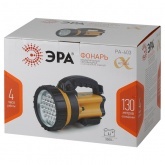 Фонарь прожектор ЭРА PA-603 АЛЬФА 36LED, литий 3Ah, зарядное устройство 220V+12V