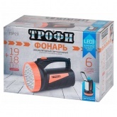 Фонарь прожектор Трофи TSP19 аккумулятор 4V 2Ah, 19+18LED, зарядное устройство 220V