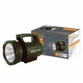 Фонарь светодиодный TDM Тактика 3 прожектор аккумуляторный 5W 1LED CREE 260Lm Li-Ion 4Ah IP44