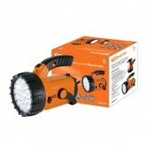 Фонарь светодиодный TDM Прожектор аккумуляторный 23+18LED 28Lm/W поворотная ручка, подставка