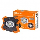 Прожектор переносной светодиодный TDM ФП8 10W 900Lm Li-Ion 3,7V 3Ah USB