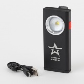 Фонарь Армия России ЭРА RA-802 Офицерский 10W алюминиевый диммер магнит крючок клипса аккумуляторный