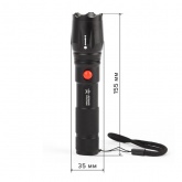 Фонарь Армия России ЭРА MA-701 Калибр 5W алюминиевый регул. фокус светонакопитель Li-Ion аккумулятор