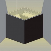 Светильник светодиодный уличный настенный Feron DH012 2x3W 4000K 230V 450Lm IP54 черный