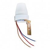 Фотореле ИЭК ФР 601 максимальная нагрузка 2200 ВА IP44 серый